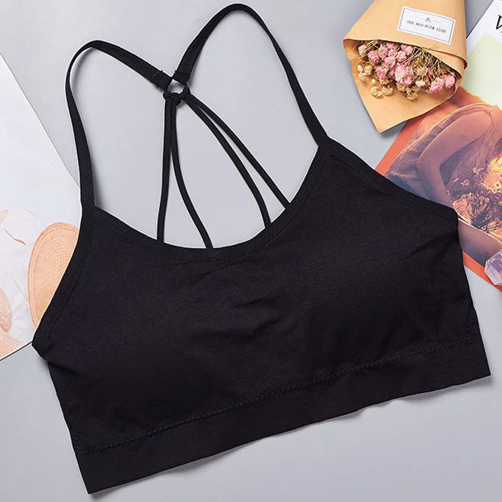 Heart Strap Sports Bra