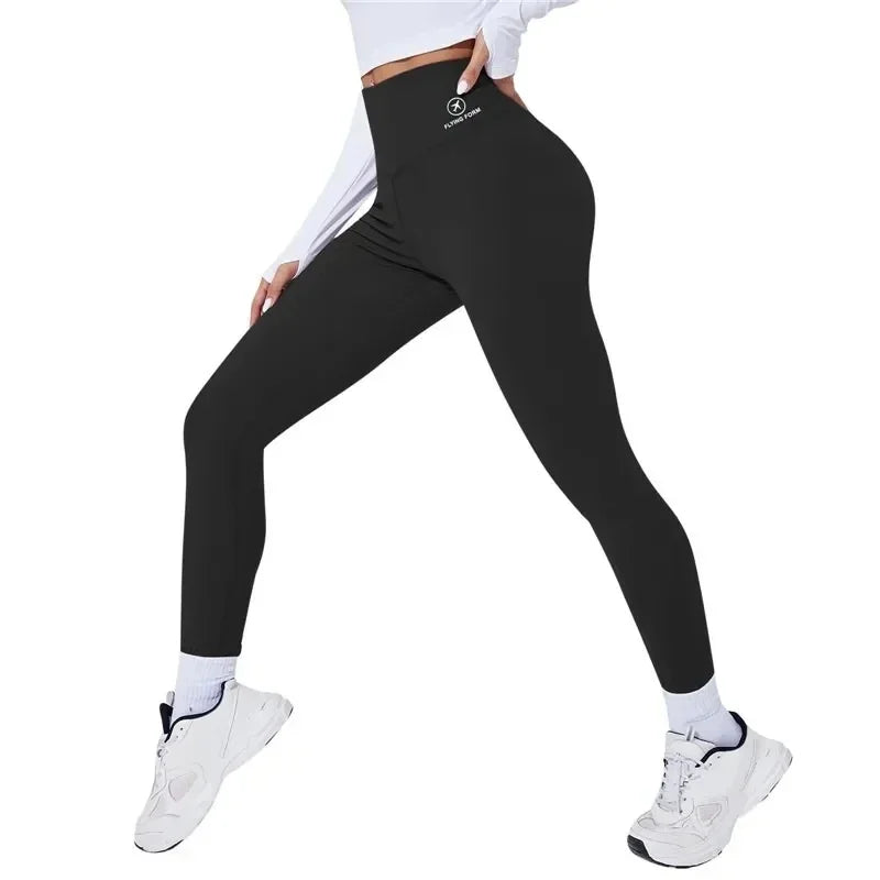 High-Waist Mid-Calf Leggings