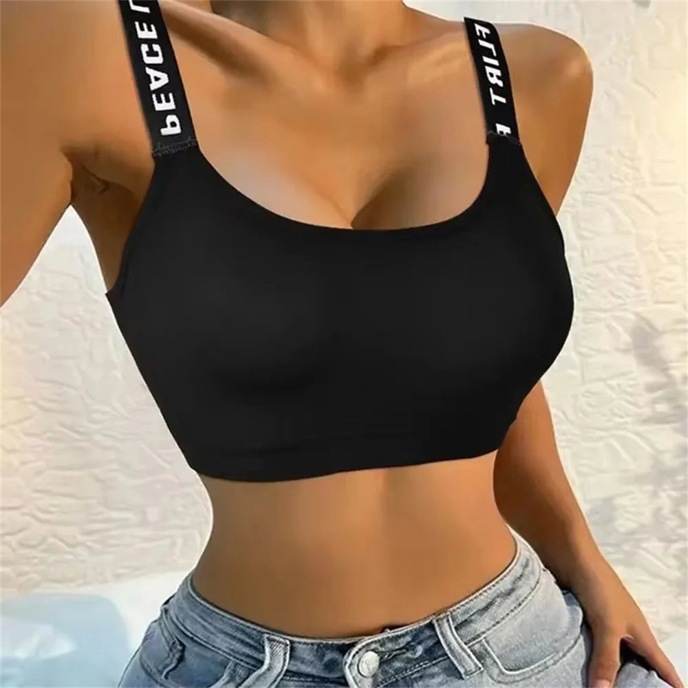 Heart Strap Sports Bra