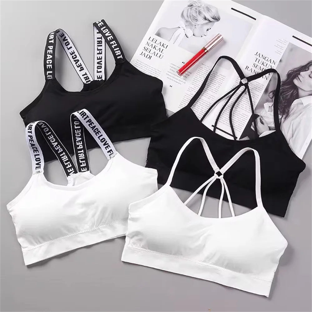 Heart Strap Sports Bra