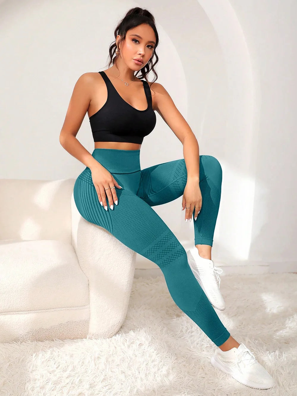 Seamless High-Waist Yoga Leggings