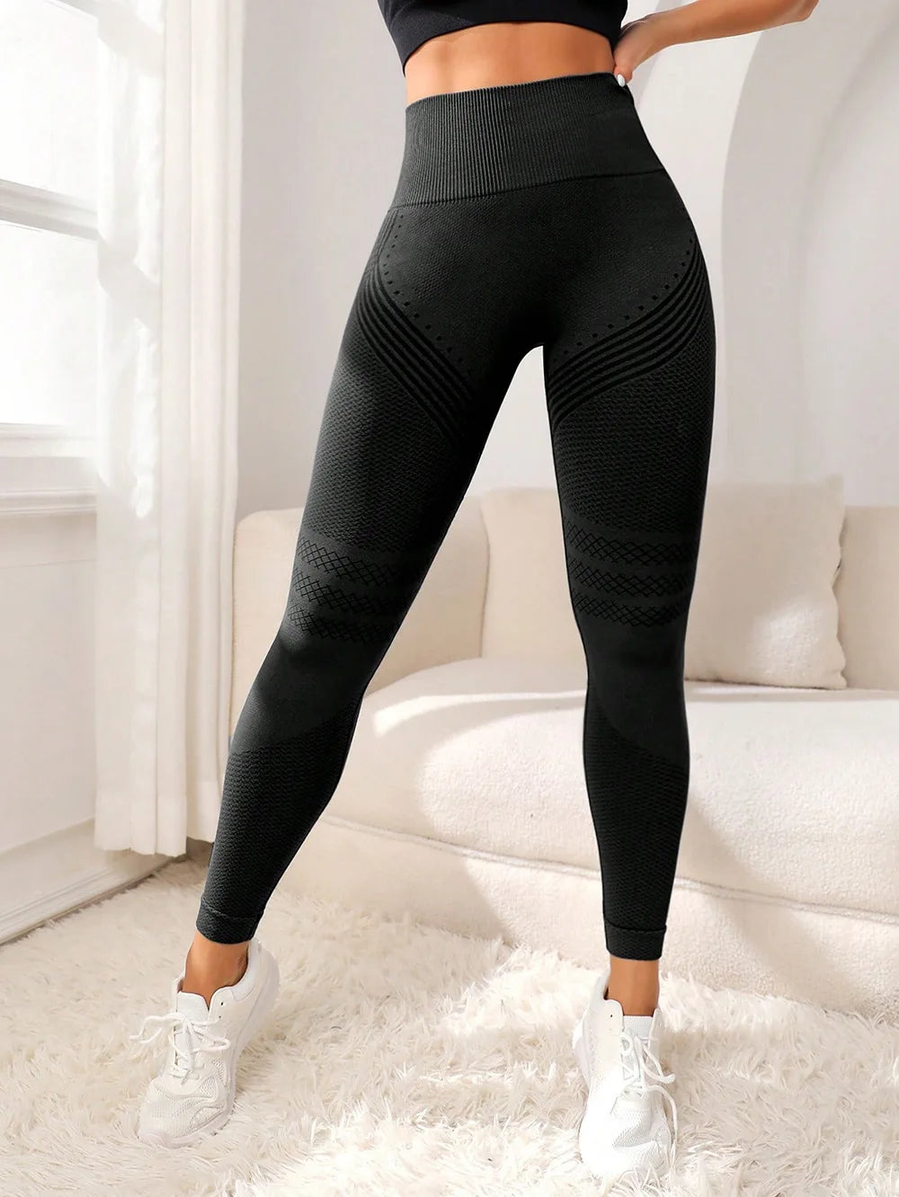 Seamless High-Waist Yoga Leggings