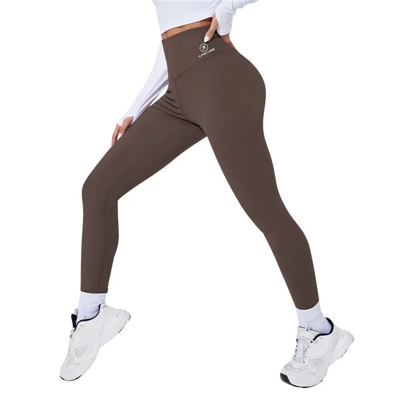 High-Waist Mid-Calf Leggings
